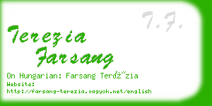 terezia farsang business card